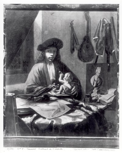 Portrait of a Young Artist by Michiel van Musscher